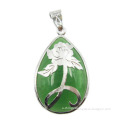 Popular Men Love Green Cat's Eye Pendant (PSQH9145A)